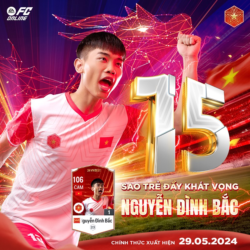 Huyền thoại bóng đá Minh Phương, Phước Tứ tiếp sức sao trẻ Đình Bắc trong mùa thẻ 24 Vietnam Best FC Online - 1