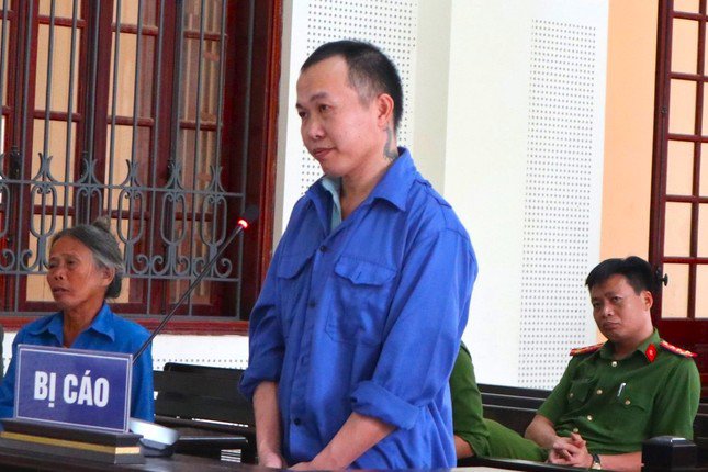 Bị cáo Cao Đăng Hạnh tại tòa