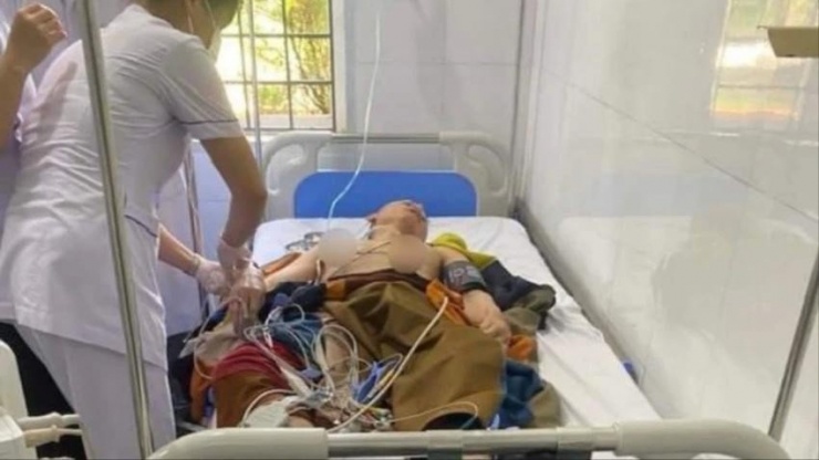 Ông S tham gia đoàn đi theo ông Minh Tuệ được khoảng 3 ngày. Ảnh: BT