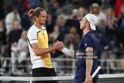 Thể thao - Video tennis Zverev - Griekspoor: Ngược dòng 5 set, tie-break định đoạt (Roland Garros)