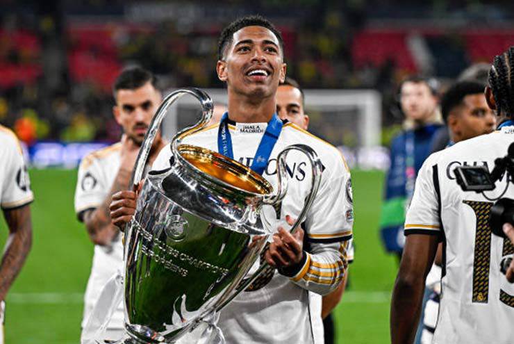 Jude Bellingham đã có danh hiệu Champions League trong năm đầu đá cho Real Madrid