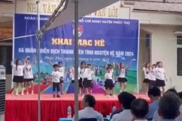 Vụ sập mái hiên sân khấu khiến 6 trẻ bị thương tại Hà Nội