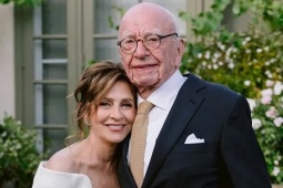 Tỷ phú Rupert Murdoch kết hôn lần 5 ở tuổi 93