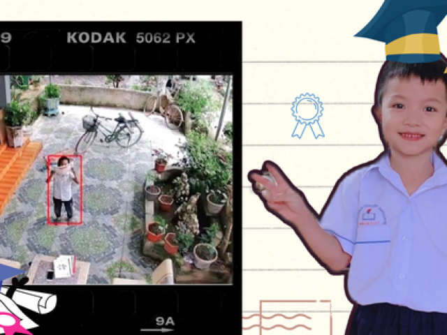 Đoạn clip em bé khoe giấy khen với bố qua camera khiến ai xem cũng xúc động