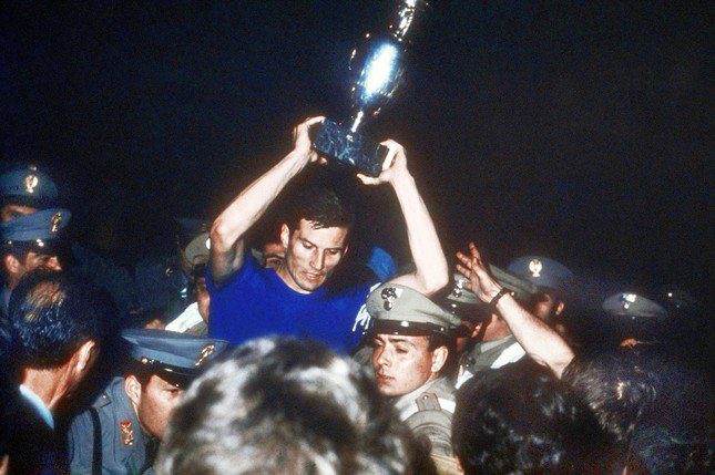 Italia lên ngôi vô địch EURO 1968.