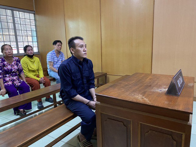 Bị cáo Võ Phạm Phi Hổ tại phiên tòa