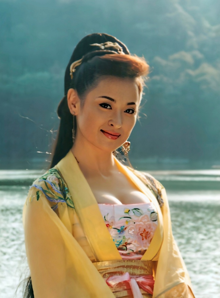 Loạt hình người đẹp Trung Quốc trên trường quay 22 năm trước thu hút chú ý của khán giả trên diễn đàn về phim võ hiệp.