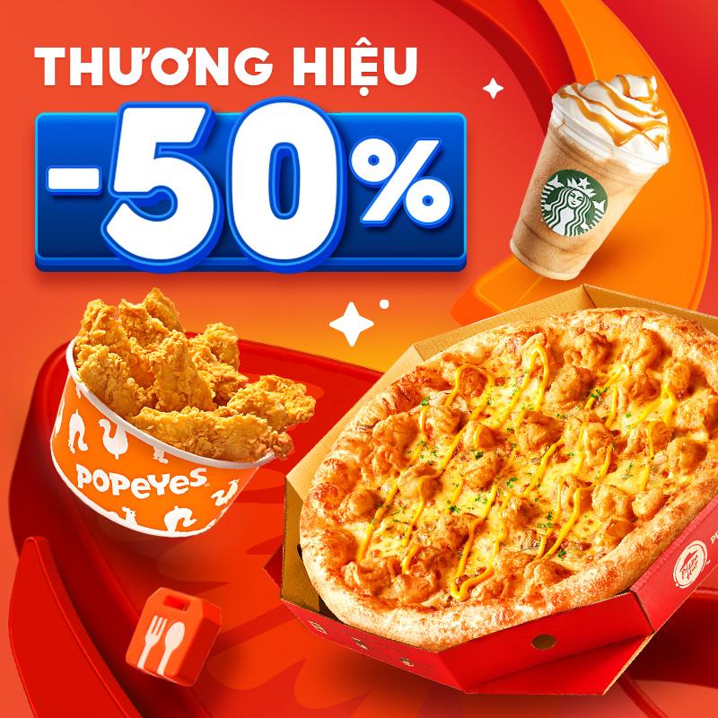 Còn chần chờ gì nữa, rước deal ngay để lên tiệc cùng ShopeeFood x MONO tại https://shopeefood.vn/bo-suu-tap/sieu-dai-tiec-thuong-hieu-giam-50