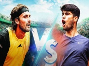 Thể thao - Video tennis Tsitsipas - Alcaraz: 3 set tốc hành, đẳng cấp “Tiểu Nadal” (Roland Garros)
