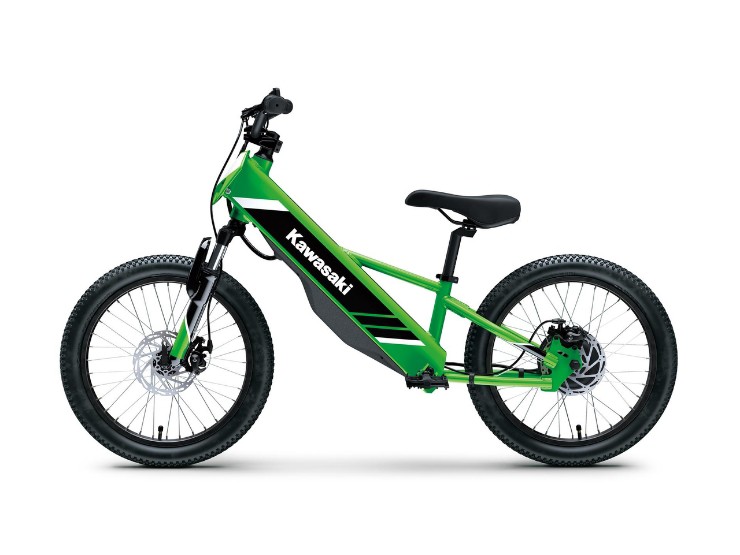 Kawasaki trình làng xe đạp điện trẻ em Elektrode 20 2025, giá không rẻ - 1