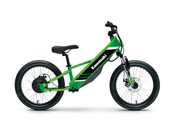 Kawasaki trình làng xe đạp điện trẻ em Elektrode 20 2025, giá không rẻ - 9