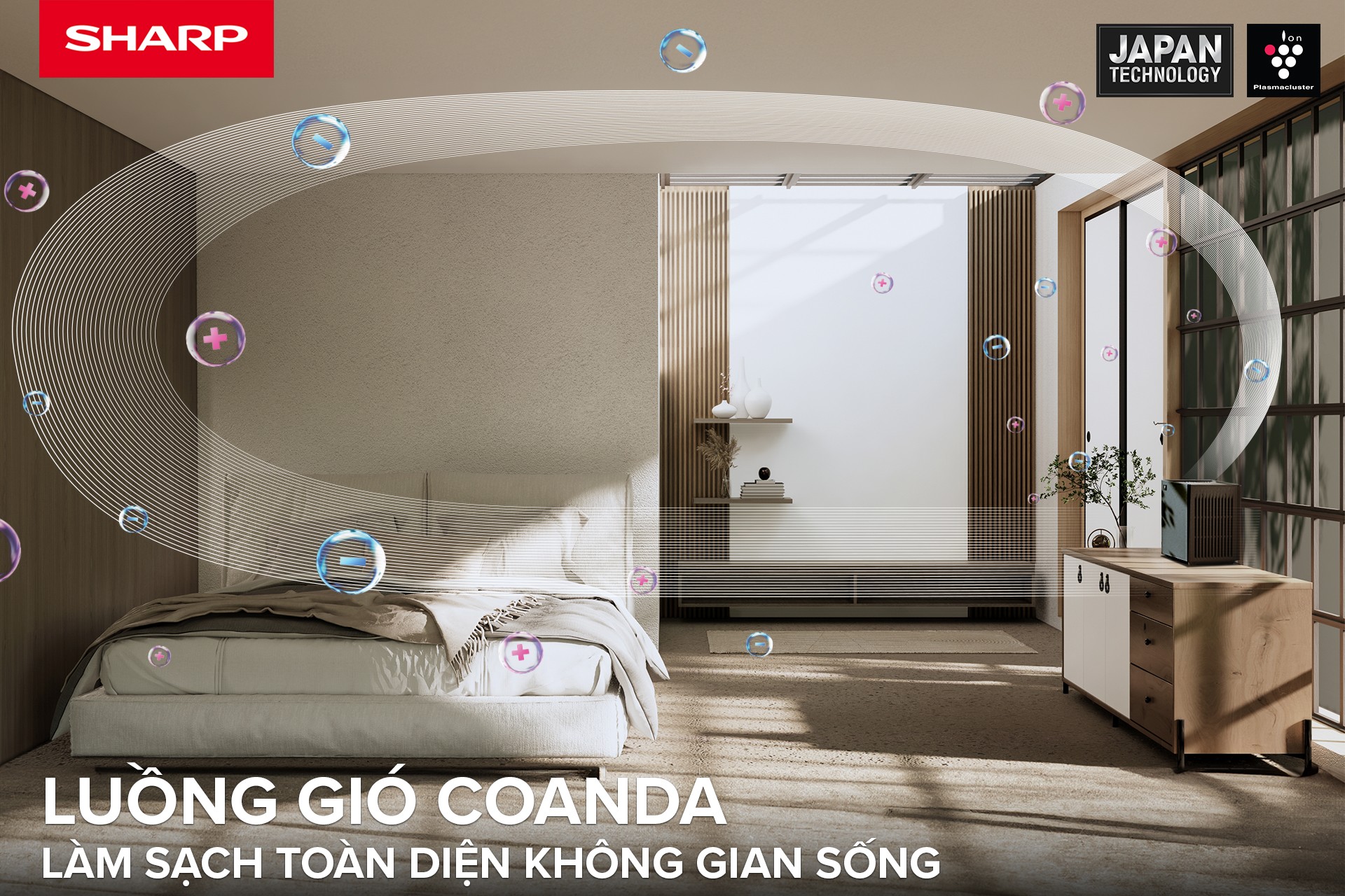 Lan tỏa khí sạch khắp tổ ấm với luồng khí Coanda