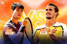 Trực tiếp tennis Alcaraz - Zverev: Alcaraz CHÍNH THỨC ĐĂNG QUANG (Chung kết Roland Garros) (Kết thúc)