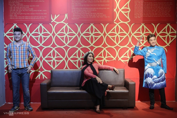 Bên trong khu trưng bày hơn 100 tượng sáp nghệ sĩ Việt - 7