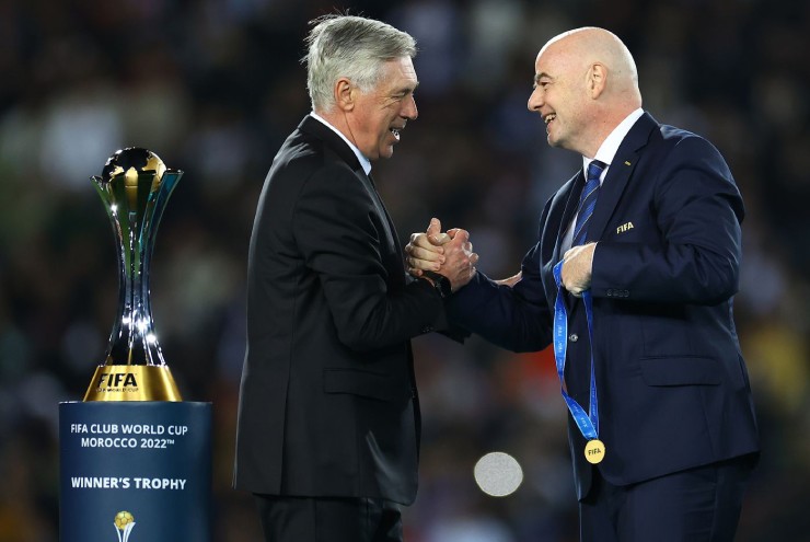 HLV Ancelotti từng giúp Real Madrid vô địch FIFA Club World Cup 2022