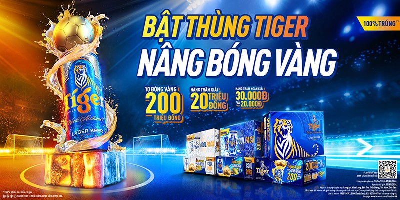 10 quả bóng vàng cùng hàng trăm ngàn giải thưởng tiền mặt từ Tiger Beer đã sẵn sàng khuấy động mùa hè 2024 - 1