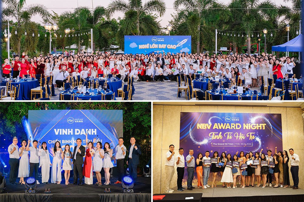 New Year Party cùng các chương trình vinh danh nhân viên xuất sắc tại Người Bạn Vàng
