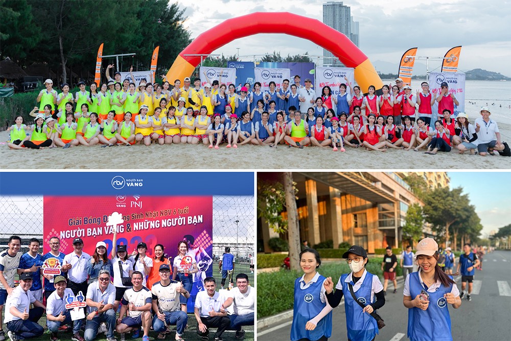 Các hoạt động thể thao, Teambuilding của nhân viên Người Bạn Vàng