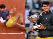 Thể thao - Roland Garros: &quot;Vua đất nện&quot; mới Alcaraz vỡ òa nâng cúp, Zverev thất thần