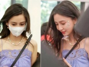 Thời trang - Angelababy bị chỉ trích vì 'mặc váy như đồ ngủ đến trường con trai'
