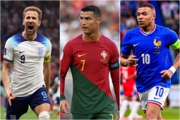 Bóng đá - Đua Vua phá lưới EURO 2024: Ronaldo đọ tài Mbappe - Kane, CR7 có bị lép vế?