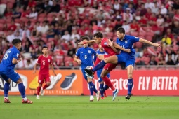 Bóng đá - Trực tiếp bóng đá Thái Lan - Singapore: Chanathip, Theerathon đá chính (Vòng loại World Cup)