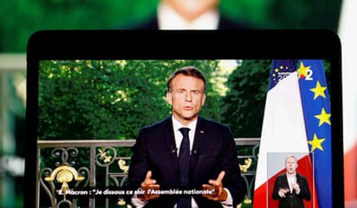 Tổng thống Pháp Emmanuel Macron tuyên bố giải tán quốc hội, tổ chức bầu cử sớm.