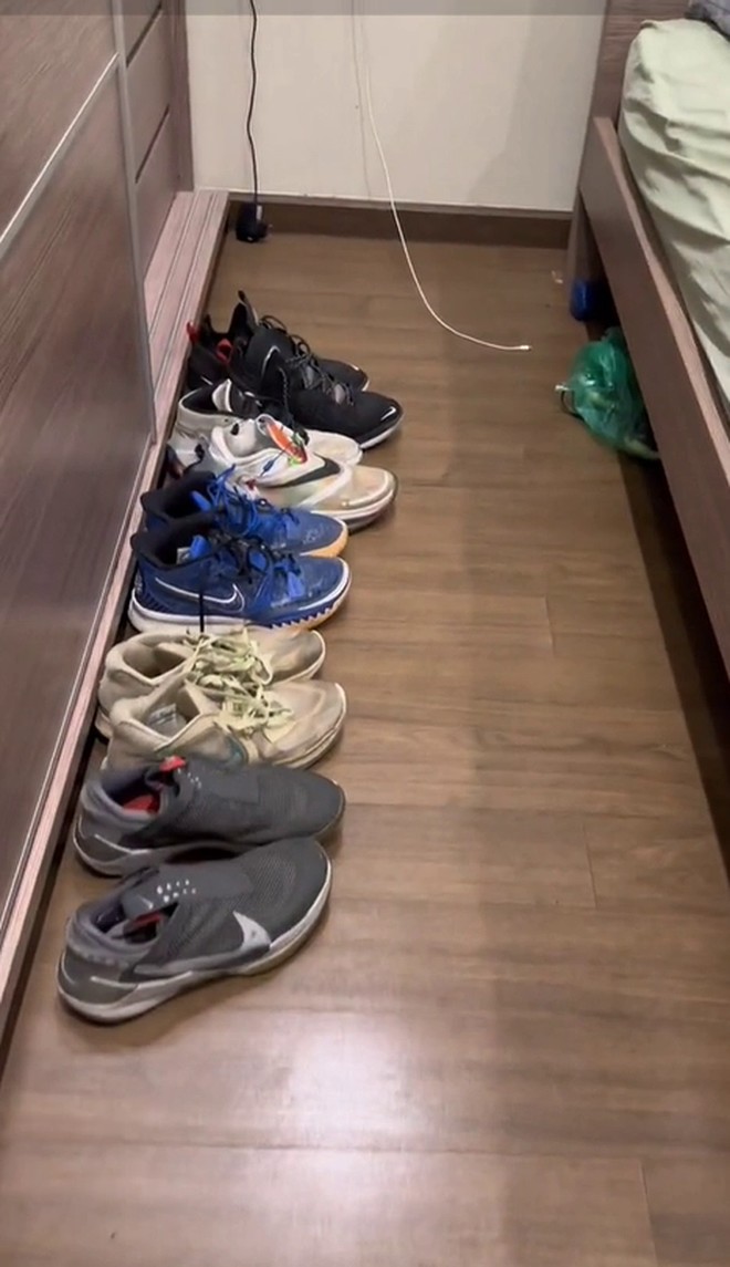 Bên trong phòng của Heo - Sóc, 2 cậu
con trai lớn của BTV Quang Minh.