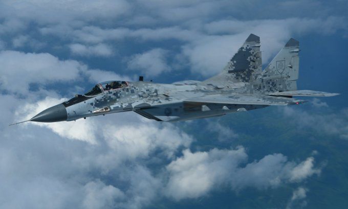 Tiêm kích MiG-29 Slovakia tham gia diễn tập NATO hồi năm 2021. Ảnh: USAF