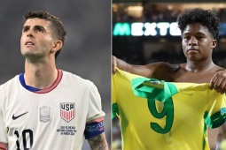 Trực tiếp bóng đá Mỹ - Brazil: Pulisic gỡ hòa từ quả đá phạt (Giao hữu)