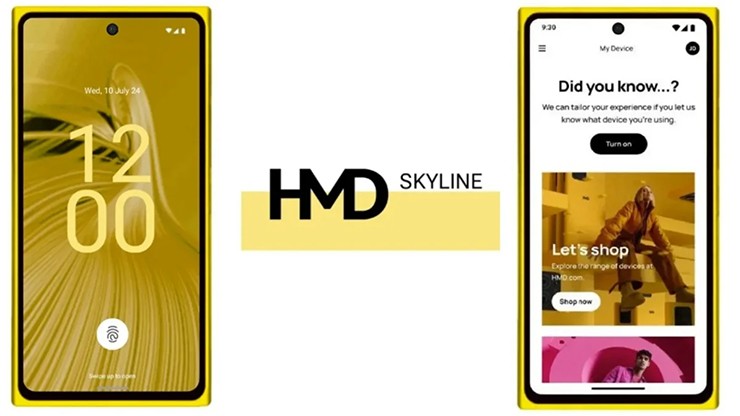 HMD Skyline mang đậm phong cách Nokia Lumia 920.