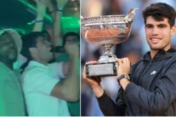 Khán giả chê thẳng thừng "ca sỹ" Alcaraz khi mở tiệc mừng vô địch Roland Garros