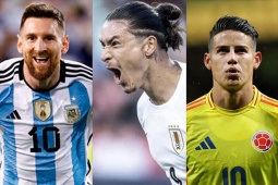 Dàn sao đua tài Copa America: Nunez dễ làm lu mờ Messi, James Rodriguez  " hồi xuân " 