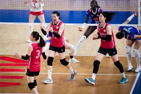 Bóng chuyền nữ Hàn Quốc hạ tuyển Pháp, đội tuyển Việt Nam đón tin không vui