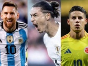 Bóng đá - Dàn sao đua tài Copa America: Nunez dễ làm lu mờ Messi, James Rodriguez "hồi xuân"