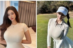 Bạn trẻ - Cuộc sống - Hot girl mặc kín đáo vẫn gây sốt vì vòng ngực trên một mét