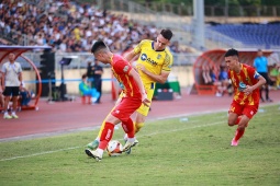 Bóng đá - Video bóng đá SLNA - Thanh Hóa: Siêu phẩm mở điểm, căng thẳng suất play-off (V-League)