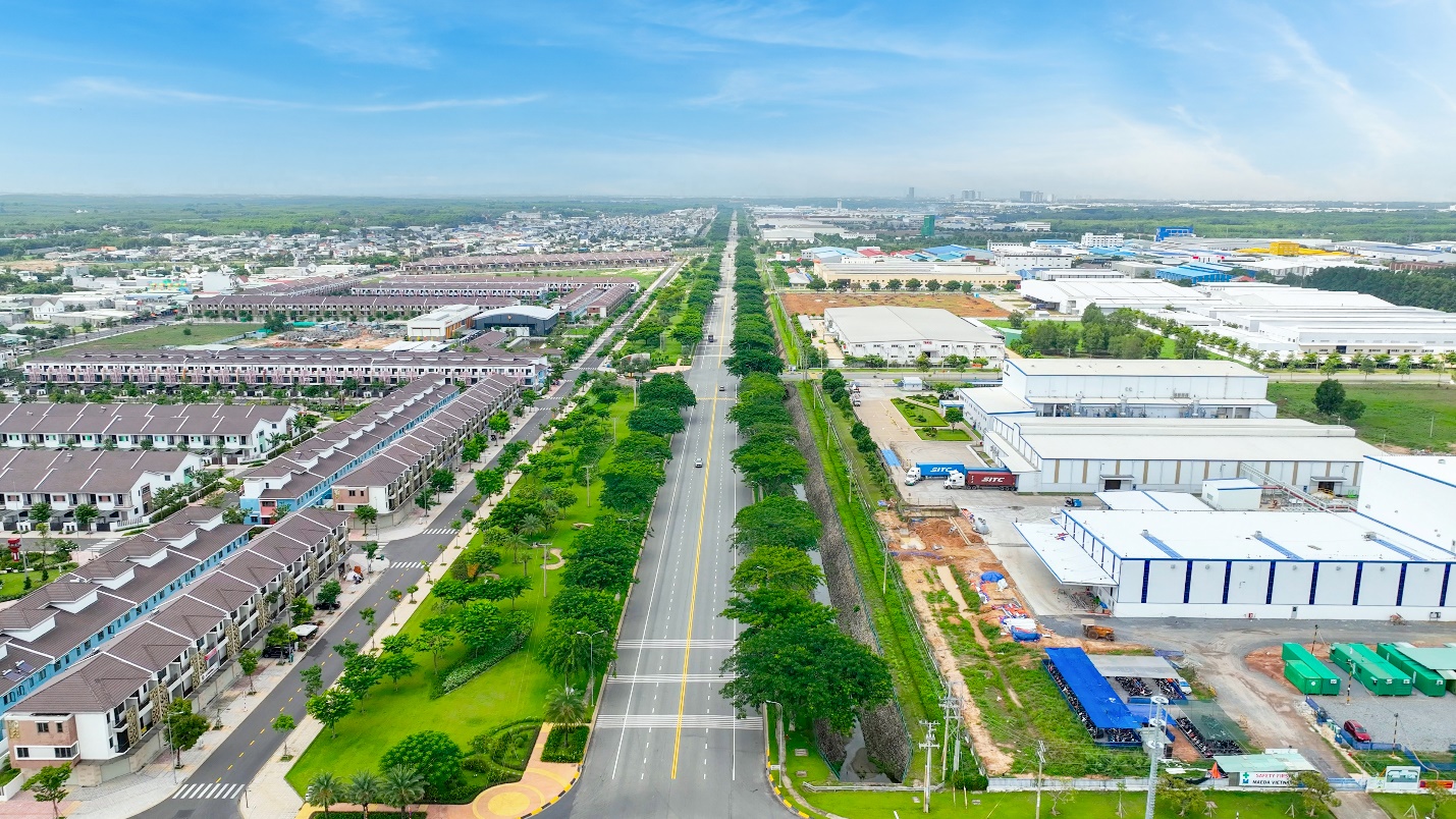 KCN VSIP 2 mở rộng phát triển dọc theo đại lộ Dân Chủ và đường Trần Đại Nghĩa, thành phố Bến Cát.