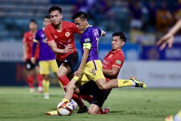 Trực tiếp bóng đá Hà Nội - Công an Hà Nội: Hùng Dũng ghi bàn đẹp mắt (V-League) (Hết giờ)