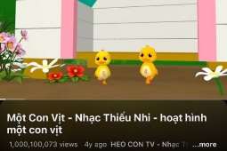 Bài hát Việt đầu tiên cán mốc 1 tỷ lượt xem trên YouTube: Một con vịt