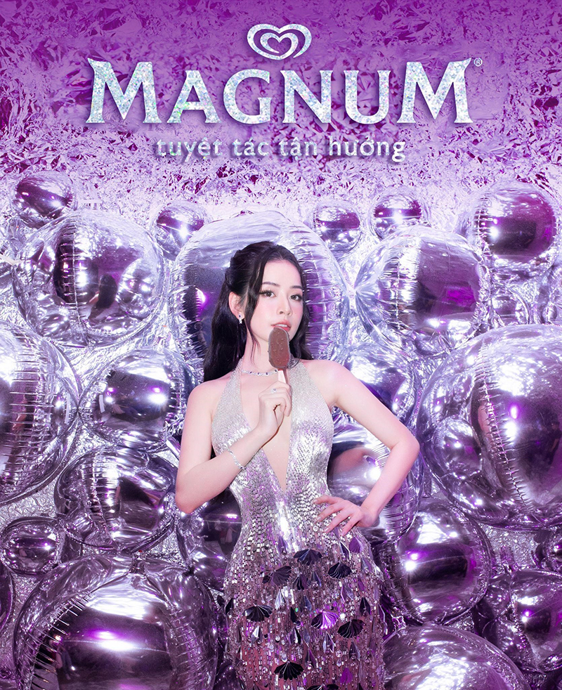 Magnum công bố Chi Pu trở thành Đại sứ thương hiệu tại Việt Nam (Ảnh: Linh Phạm)