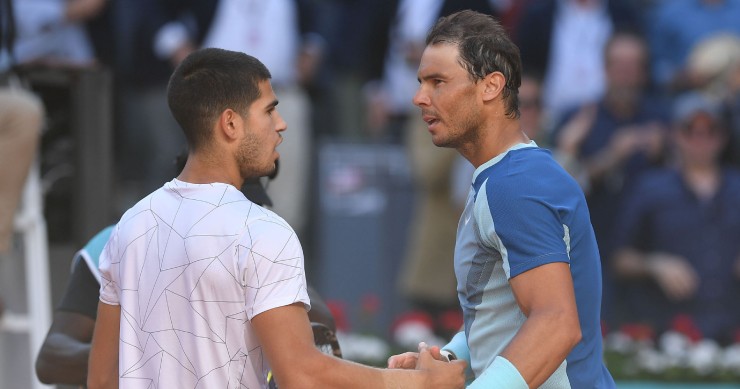 Cả thế giới đang chờ đợi Alcaraz (trái) và Nadal (phải) song tấu ở Olympic 2024