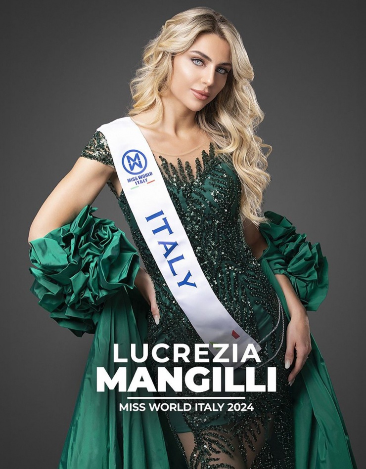 Ngày 16/6, người đẹp Lucrezia
Mangilli đã được bổ nhiệm trở thành Hoa hậu Thế giới Italia 2024.
Cô giành quyền tham dự cuộc thi Hoa hậu Thế giới lần thứ 73, dự
kiến tổ chức vào năm 2025.