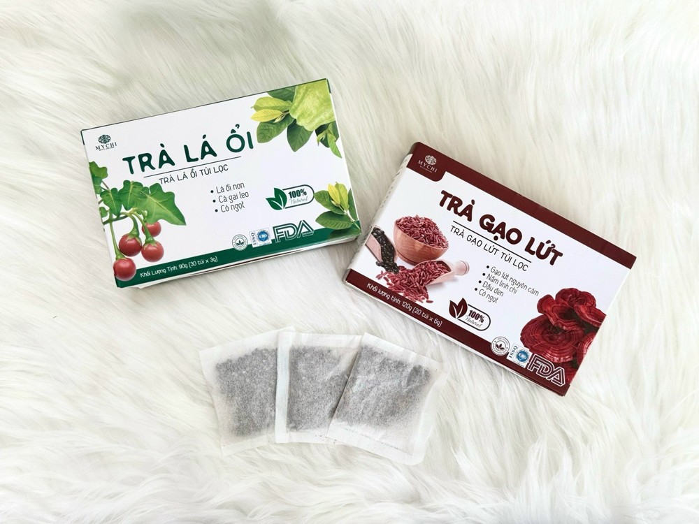 Sử dụng bộ đôi Trà lá ổi và trà gạo lứt MYCHI cho cơ thể khỏe khoắn, tự tin
