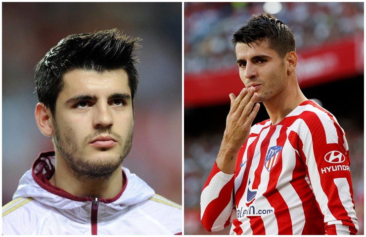 Cầu thủ Álvaro Morata của Tây Ban Nha có vẻ ngoại hình điển trai, nam tính với chiều cao 1m90.
