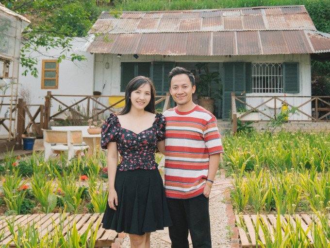 Vợ chồng Tiến Đạt có chung sở thích du lịch.