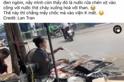 Tin tức trong ngày - Khách tố “rửa thịt bằng nước đen ngòm”, chủ quán bún chả ở Hà Nội nói gì?