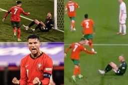 Bóng đá - Ronaldo ăn mừng chế nhạo thủ môn CH Séc, fan chỉ trích CR7 diễn trò lố