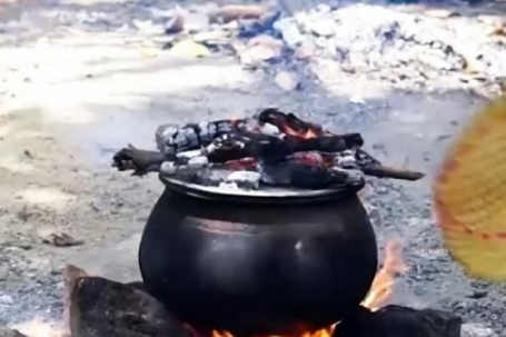 Gà đốt mít - Biến tấu độc lạ ở vùng Bảy Núi