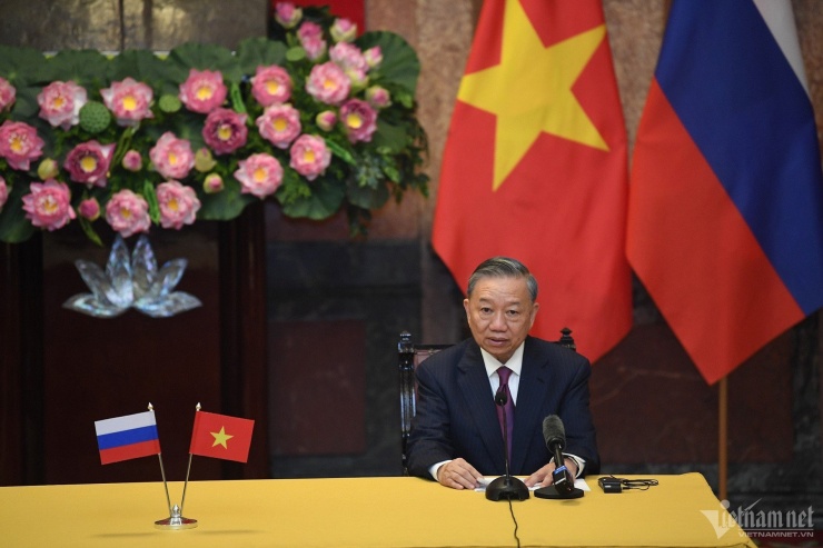 Chủ tịch nước Tô Lâm phát biểu.